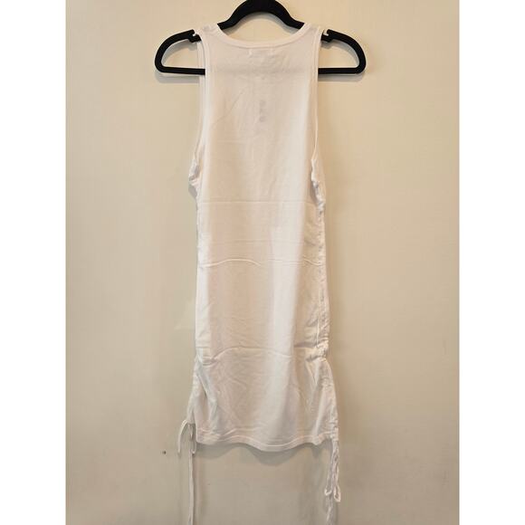 525 America White Side Ruched Dress Size Medium NWT - Picture 6 of 9